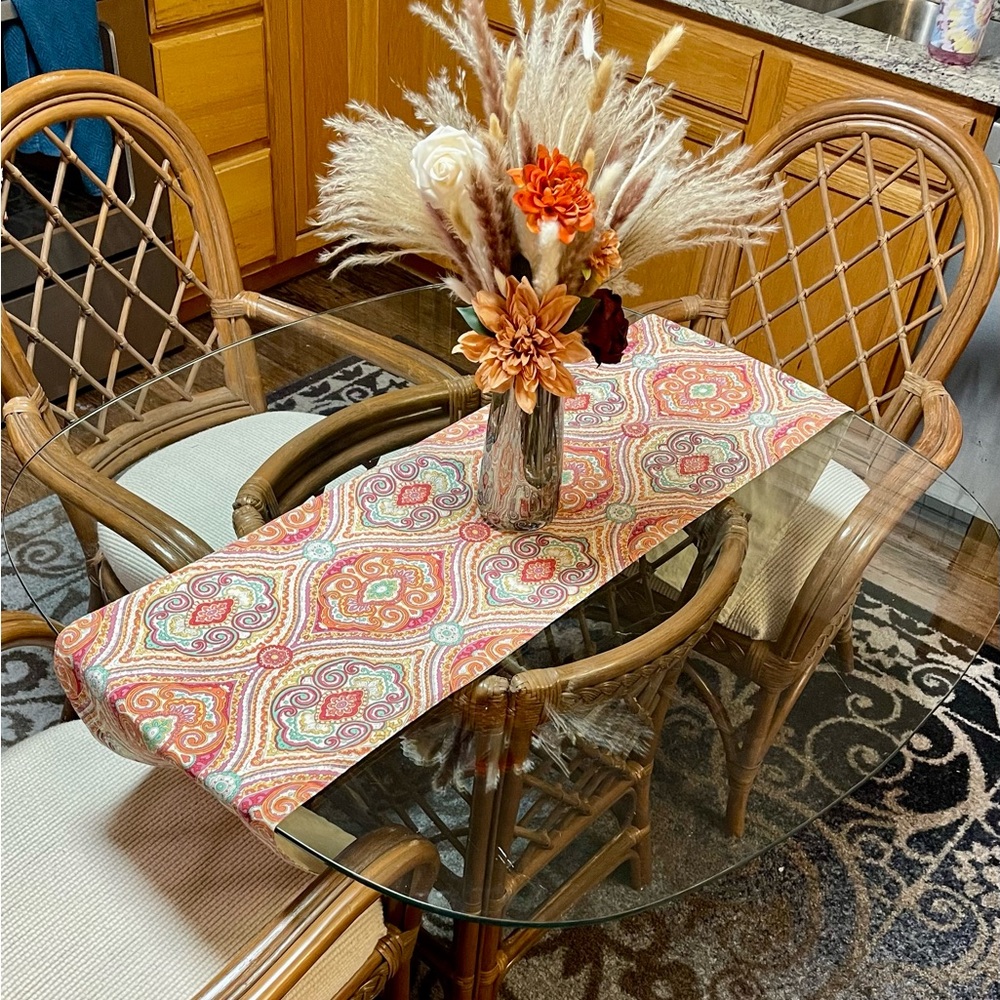 Pier 1 Imports Paisley Table Runner 72”